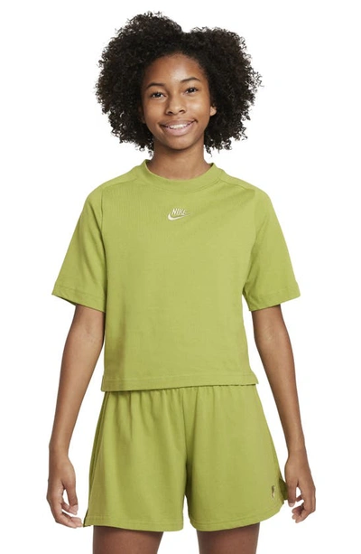 NIKE KIDS' SPORTSWEAR COTTON CROP T-SHIRT