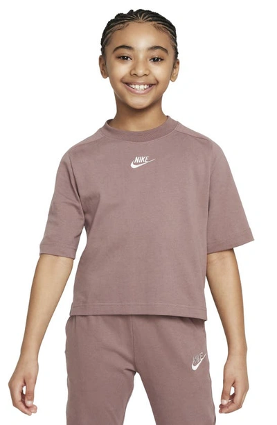 Nike Sportswear Big Kids' (girls') Short-sleeve Top In Purple