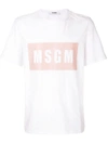 MSGM branded T-shirt,HANDWASH