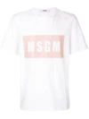 Msgm Logo Print T-shirt