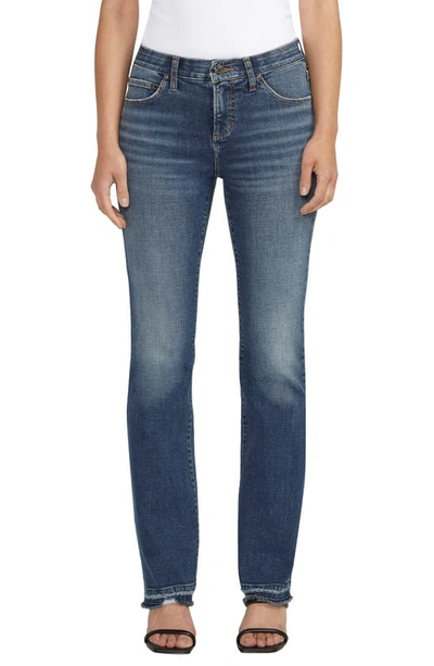 Jag Jeans Eloise Release Hem Mid Rise Bootcut Jeans In Alfresco Blue