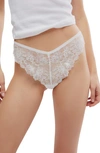 Free People Intimately Fp Suddenly Fine Cutout Thong In Ivory