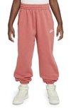 Nike Sportswear Club Fleece Big Kids' (girls') Loose Pants In Red