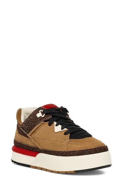 Ugg Goldencush Sneaker In Chestnut/black