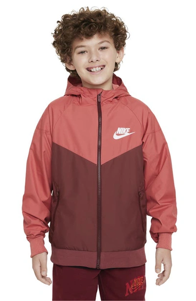 NIKE KIDS' WINDRUNNER WATER REPELLENT HOODED JACKET