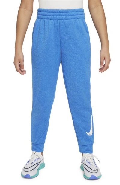 Nike Multi+ Big Kids' Therma-fit Training Jogger Trousers In Blue