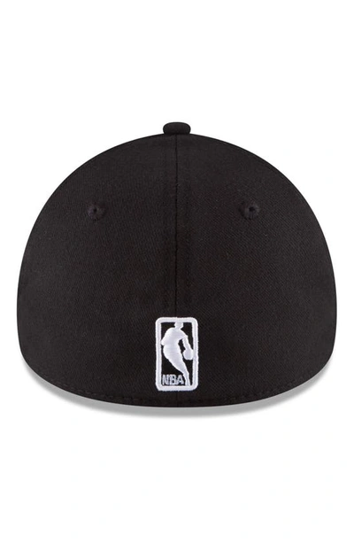 New Era Black San Antonio Spurs Team Classic 39thirty Flex Hat