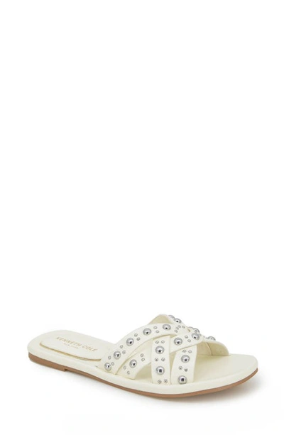 KENNETH COLE NEW YORK JULA STUD SLIDE SANDAL