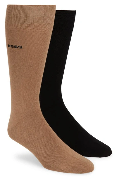 HUGO BOSS ASSORTED 2-PACK DRESS SOCKS