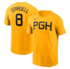 NIKE NIKE WILLIE STARGELL GOLD PITTSBURGH PIRATES CITY CONNECT NAME & NUMBER T-SHIRT