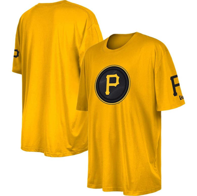 New Era Men's  Gold Pittsburgh Pirates 2023 City Connect Big And Tall T-shirt