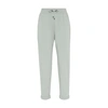Brunello Cucinelli Light Fleece Pants In Menthe