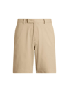 Polo Ralph Lauren Men's Stretch-twill Flat-front Shorts In Classic Khaki