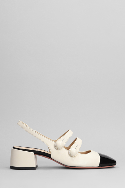 Roberto Festa Lagoa Pumps In Beige Leather