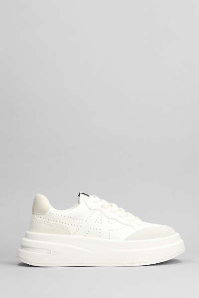 Ash Impuls Bis Sneakers In White Leather