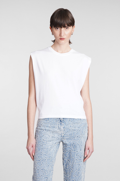 Iro Juli T-shirt In White Cotton
