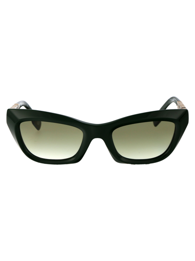 Burberry Eyewear 0be4409 Sunglasses In 40388e Green