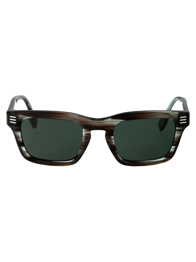 Burberry Eyewear 0be4403 Sunglasses In 409871 Green