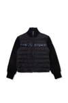 MONCLER MONCLER ENFANT SWEATSHIRT WITH QUILTED PANEL