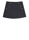 Moncler Skirt Skirt In Blu Denim