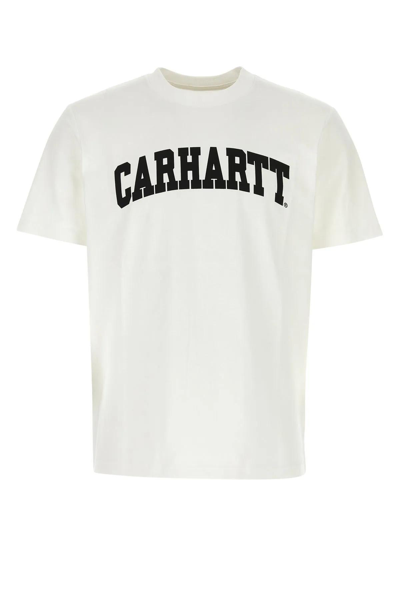 Carhartt White Cotton S/s University T-shirt