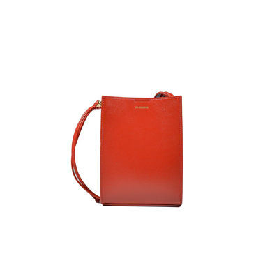 Jil Sander Logo Detailed Small Crossbody Bag In Aragosta