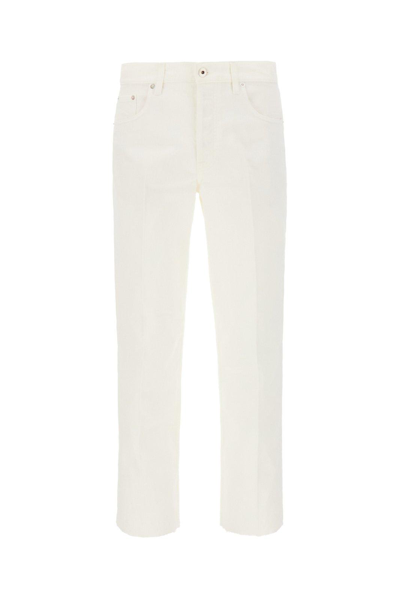 Lanvin Mid-rise Straight Leg Jeans In Optic White