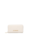 MOSCHINO LOGO LETTERING ZIPPED WALLET