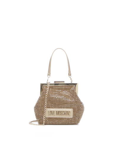 Pochette moschino oro clearance