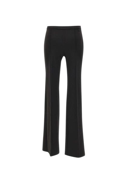 Diesel P-maevy Flared Trousers In Black