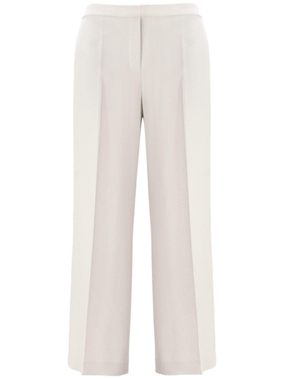 Theory Dbl Pleat Pant B.adm Clothing In Beige