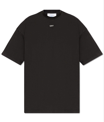 Off-white S.matthew Skate Logo-print T-shirt In Grey
