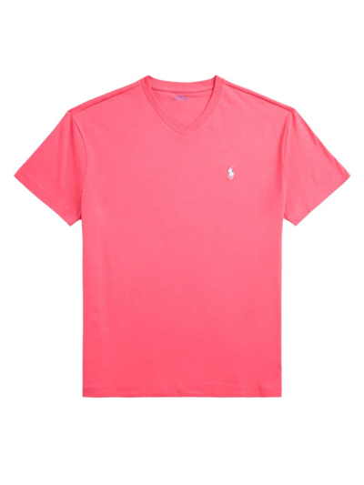 Polo Ralph Lauren Men's Logo Cotton T-shirt In Pale Red