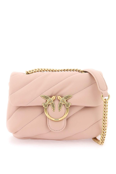 Pinko Love Mini Puff Maxi Quilt Bag In Pink