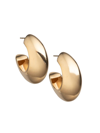 JENNIFER ZEUNER JEWELRY WOMEN'S SEEMA 14K-GOLD-PLATED HOOP EARRINGS