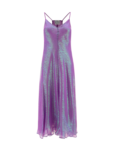 Forte Forte Iris Long Dress In Violet