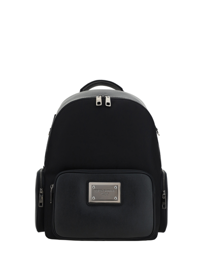 Dolce & Gabbana Backpack In Nero/nero