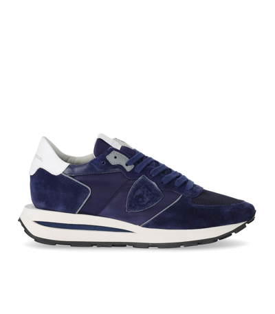 PHILIPPE MODEL TROPEZ HAUTE LOW MONDIAL BLUE SNEAKER