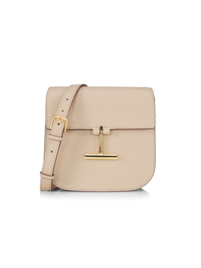 Tom Ford Women's Mini Tara Leather Crossbody Bag In Neutral