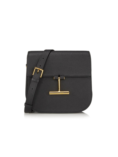 Tom Ford Women's Mini Tara Leather Crossbody Bag In Black