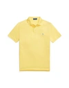 Polo Ralph Lauren Man Polo Shirt Ocher Size L Cotton In Yellow