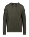 Filippo De Laurentiis Man Sweatshirt Military Green Size 44 Cotton