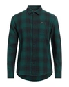 Lee Man Shirt Dark Green Size S Cotton