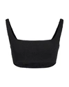 Pinko Woman Top Black Size 6 Cotton, Polyester, Acrylic In Black
