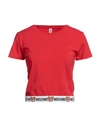 Moschino Woman Undershirt Red Size M Cotton, Elastane