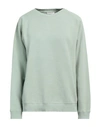 Chloé Woman Sweatshirt Light Green Size S Cotton, Elastane