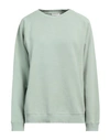 CHLOÉ CHLOÉ WOMAN SWEATSHIRT LIGHT GREEN SIZE M COTTON, ELASTANE