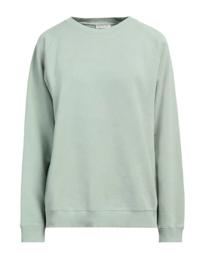 Chloé Woman Sweatshirt Light Green Size S Cotton, Elastane