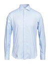 Sartorio Man Shirt Sky Blue Size 15 ¾ Cotton