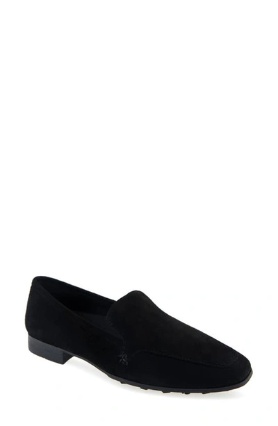 Aerosoles Paynes Tailored-loafer In Black Suede